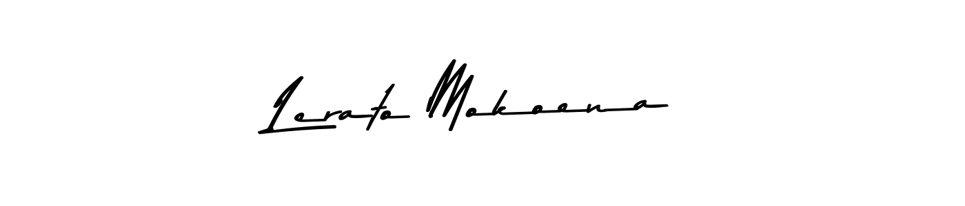 You should practise on your own different ways (Asem Kandis PERSONAL USE) to write your name (Lerato Mokoena) in signature. don't let someone else do it for you. Lerato Mokoena signature style 9 images and pictures png