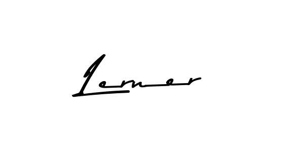 Create a beautiful signature design for name Lerner. With this signature (Asem Kandis PERSONAL USE) fonts, you can make a handwritten signature for free. Lerner signature style 9 images and pictures png