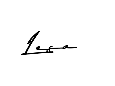 Make a beautiful signature design for name Lesa. With this signature (Asem Kandis PERSONAL USE) style, you can create a handwritten signature for free. Lesa signature style 9 images and pictures png