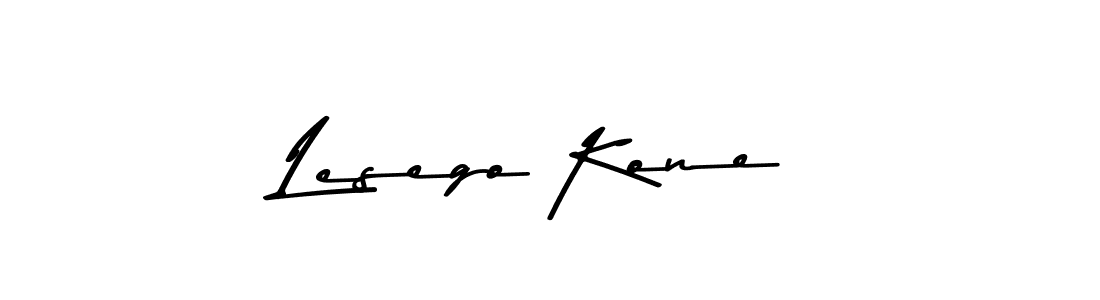 How to make Lesego Kone signature? Asem Kandis PERSONAL USE is a professional autograph style. Create handwritten signature for Lesego Kone name. Lesego Kone signature style 9 images and pictures png