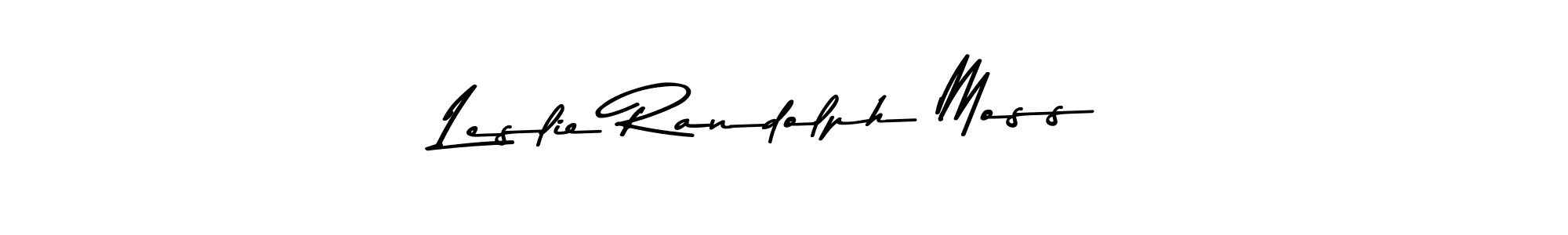 Use a signature maker to create a handwritten signature online. With this signature software, you can design (Asem Kandis PERSONAL USE) your own signature for name Leslie Randolph Moss. Leslie Randolph Moss signature style 9 images and pictures png