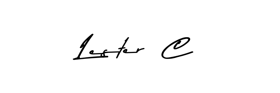 Lester  C stylish signature style. Best Handwritten Sign (Asem Kandis PERSONAL USE) for my name. Handwritten Signature Collection Ideas for my name Lester  C. Lester  C signature style 9 images and pictures png