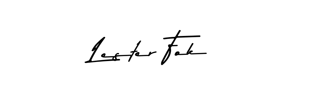 You should practise on your own different ways (Asem Kandis PERSONAL USE) to write your name (Lester Fok) in signature. don't let someone else do it for you. Lester Fok signature style 9 images and pictures png