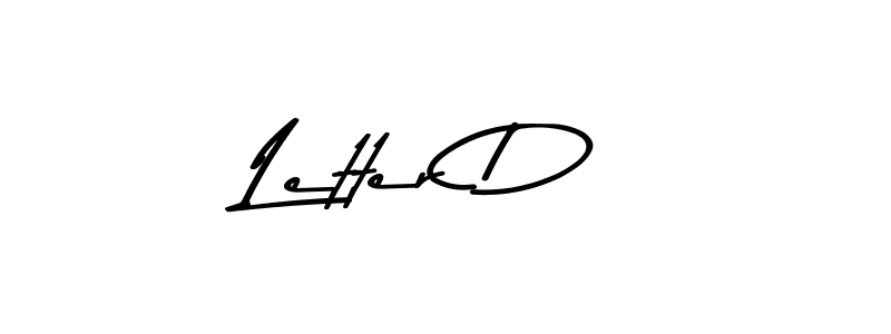 Design your own signature with our free online signature maker. With this signature software, you can create a handwritten (Asem Kandis PERSONAL USE) signature for name Letter D. Letter D signature style 9 images and pictures png