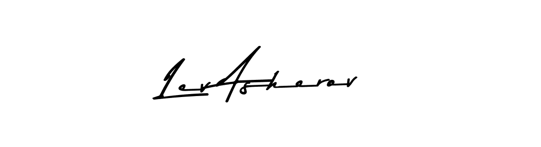 Create a beautiful signature design for name Lev Asherov. With this signature (Asem Kandis PERSONAL USE) fonts, you can make a handwritten signature for free. Lev Asherov signature style 9 images and pictures png