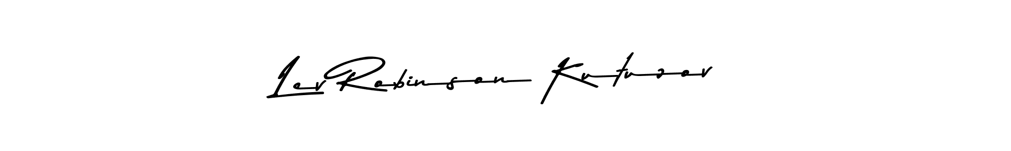 Create a beautiful signature design for name Lev Robinson Kutuzov. With this signature (Asem Kandis PERSONAL USE) fonts, you can make a handwritten signature for free. Lev Robinson Kutuzov signature style 9 images and pictures png