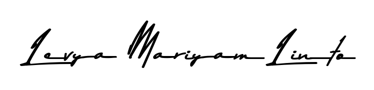 Use a signature maker to create a handwritten signature online. With this signature software, you can design (Asem Kandis PERSONAL USE) your own signature for name Levya Mariyam Linto. Levya Mariyam Linto signature style 9 images and pictures png