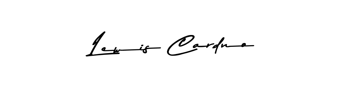 Use a signature maker to create a handwritten signature online. With this signature software, you can design (Asem Kandis PERSONAL USE) your own signature for name Lewis Cardno. Lewis Cardno signature style 9 images and pictures png