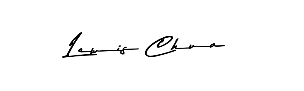 Create a beautiful signature design for name Lewis Chua. With this signature (Asem Kandis PERSONAL USE) fonts, you can make a handwritten signature for free. Lewis Chua signature style 9 images and pictures png