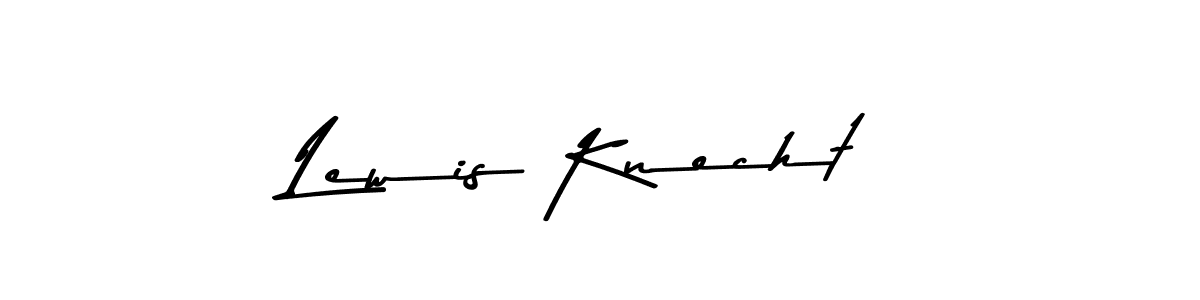 if you are searching for the best signature style for your name Lewis Knecht. so please give up your signature search. here we have designed multiple signature styles  using Asem Kandis PERSONAL USE. Lewis Knecht signature style 9 images and pictures png