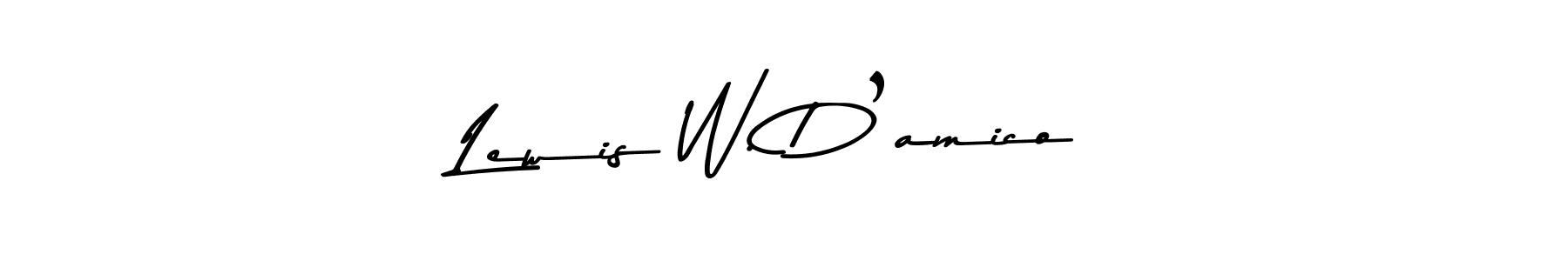 It looks lik you need a new signature style for name Lewis W. D’amico. Design unique handwritten (Asem Kandis PERSONAL USE) signature with our free signature maker in just a few clicks. Lewis W. D’amico signature style 9 images and pictures png