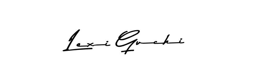 if you are searching for the best signature style for your name Lexi Guchi. so please give up your signature search. here we have designed multiple signature styles  using Asem Kandis PERSONAL USE. Lexi Guchi signature style 9 images and pictures png