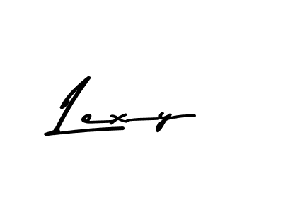 Use a signature maker to create a handwritten signature online. With this signature software, you can design (Asem Kandis PERSONAL USE) your own signature for name Lexy. Lexy signature style 9 images and pictures png