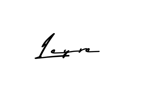 How to make Leyre name signature. Use Asem Kandis PERSONAL USE style for creating short signs online. This is the latest handwritten sign. Leyre signature style 9 images and pictures png