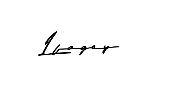 How to make Lfagey name signature. Use Asem Kandis PERSONAL USE style for creating short signs online. This is the latest handwritten sign. Lfagey signature style 9 images and pictures png