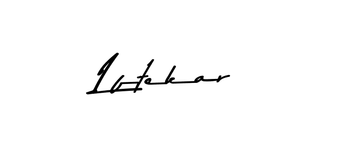 Similarly Asem Kandis PERSONAL USE is the best handwritten signature design. Signature creator online .You can use it as an online autograph creator for name Lftekar. Lftekar signature style 9 images and pictures png