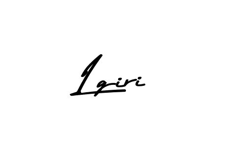 Similarly Asem Kandis PERSONAL USE is the best handwritten signature design. Signature creator online .You can use it as an online autograph creator for name Lgiri. Lgiri signature style 9 images and pictures png