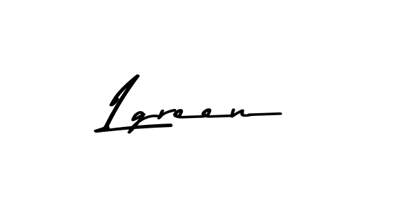 How to make Lgreen signature? Asem Kandis PERSONAL USE is a professional autograph style. Create handwritten signature for Lgreen name. Lgreen signature style 9 images and pictures png