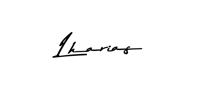 if you are searching for the best signature style for your name Lharias. so please give up your signature search. here we have designed multiple signature styles  using Asem Kandis PERSONAL USE. Lharias signature style 9 images and pictures png