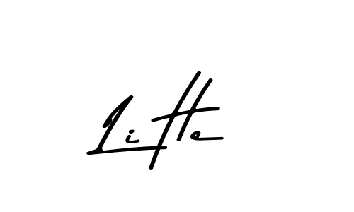 The best way (Asem Kandis PERSONAL USE) to make a short signature is to pick only two or three words in your name. The name Li He include a total of six letters. For converting this name. Li He signature style 9 images and pictures png