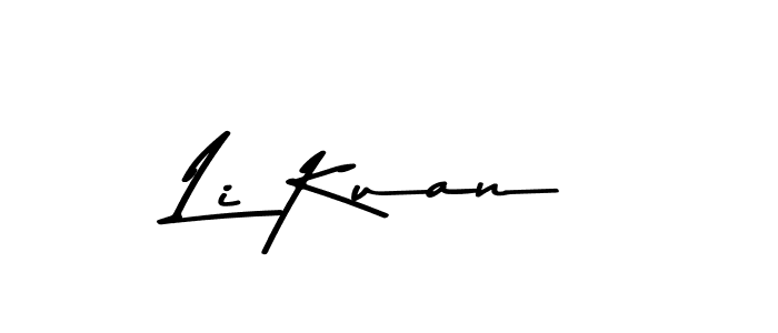 Use a signature maker to create a handwritten signature online. With this signature software, you can design (Asem Kandis PERSONAL USE) your own signature for name Li Kuan. Li Kuan signature style 9 images and pictures png