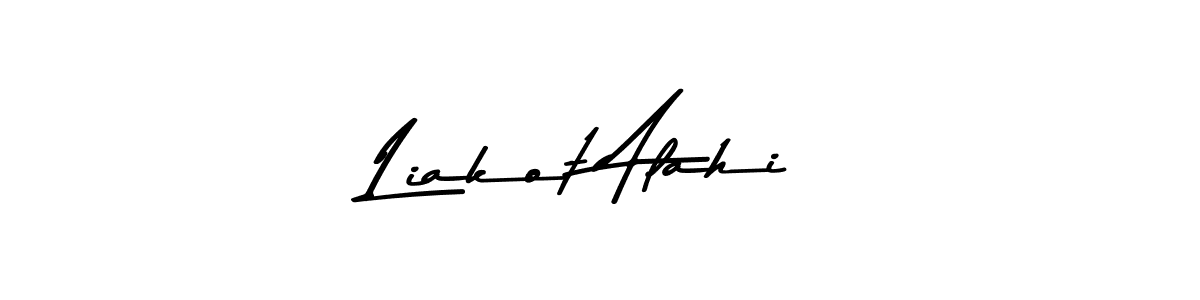 Create a beautiful signature design for name Liakot Alahi. With this signature (Asem Kandis PERSONAL USE) fonts, you can make a handwritten signature for free. Liakot Alahi signature style 9 images and pictures png