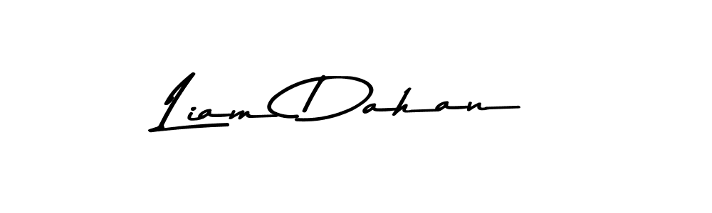 Here are the top 10 professional signature styles for the name Liam Dahan. These are the best autograph styles you can use for your name. Liam Dahan signature style 9 images and pictures png