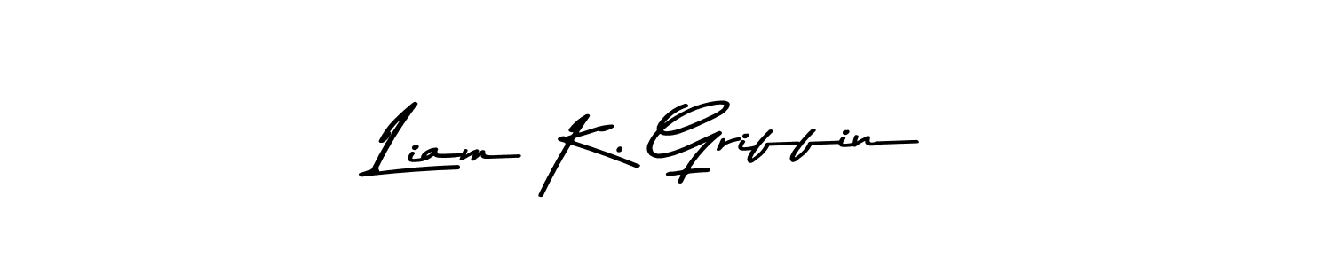 Make a short Liam K. Griffin signature style. Manage your documents anywhere anytime using Asem Kandis PERSONAL USE. Create and add eSignatures, submit forms, share and send files easily. Liam K. Griffin signature style 9 images and pictures png