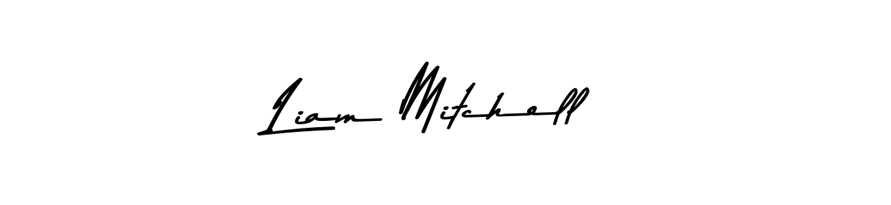 How to make Liam Mitchell signature? Asem Kandis PERSONAL USE is a professional autograph style. Create handwritten signature for Liam Mitchell name. Liam Mitchell signature style 9 images and pictures png