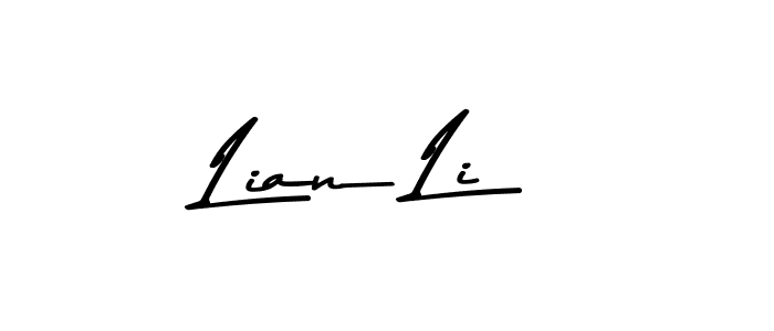 Similarly Asem Kandis PERSONAL USE is the best handwritten signature design. Signature creator online .You can use it as an online autograph creator for name Lian Li. Lian Li signature style 9 images and pictures png