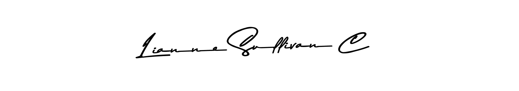 if you are searching for the best signature style for your name Lianne Sullivan C. so please give up your signature search. here we have designed multiple signature styles  using Asem Kandis PERSONAL USE. Lianne Sullivan C signature style 9 images and pictures png