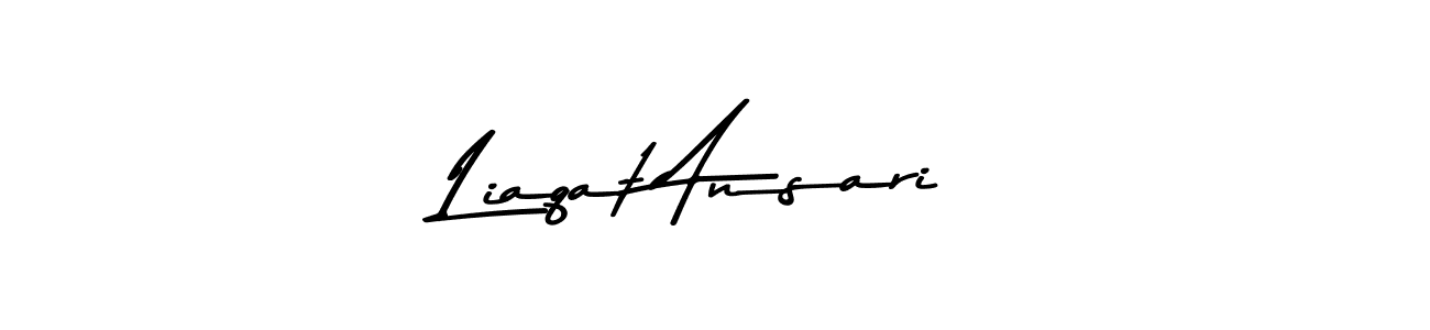 Also You can easily find your signature by using the search form. We will create Liaqat Ansari name handwritten signature images for you free of cost using Asem Kandis PERSONAL USE sign style. Liaqat Ansari signature style 9 images and pictures png