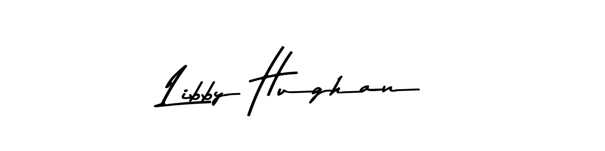 You should practise on your own different ways (Asem Kandis PERSONAL USE) to write your name (Libby Hughan) in signature. don't let someone else do it for you. Libby Hughan signature style 9 images and pictures png