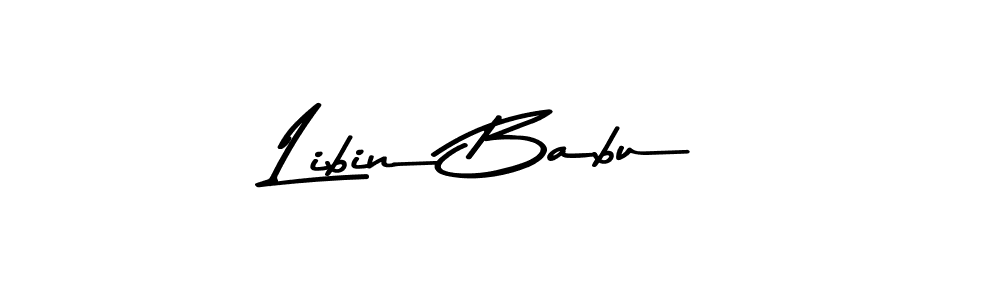 How to make Libin Babu signature? Asem Kandis PERSONAL USE is a professional autograph style. Create handwritten signature for Libin Babu name. Libin Babu signature style 9 images and pictures png