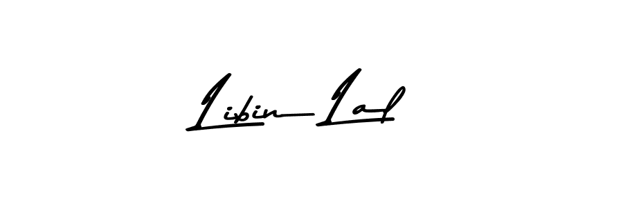 Use a signature maker to create a handwritten signature online. With this signature software, you can design (Asem Kandis PERSONAL USE) your own signature for name Libin Lal. Libin Lal signature style 9 images and pictures png