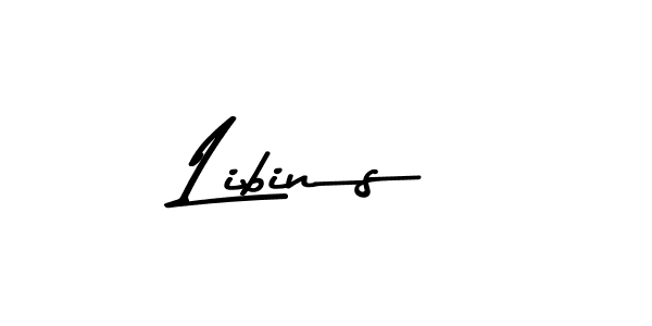 Also we have Libins name is the best signature style. Create professional handwritten signature collection using Asem Kandis PERSONAL USE autograph style. Libins signature style 9 images and pictures png