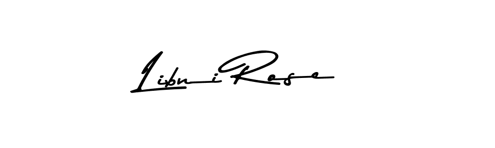Make a beautiful signature design for name Libni Rose. With this signature (Asem Kandis PERSONAL USE) style, you can create a handwritten signature for free. Libni Rose signature style 9 images and pictures png