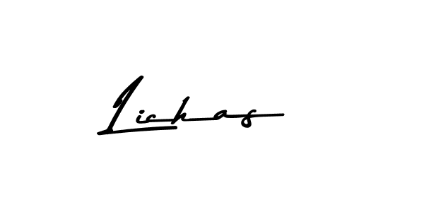 Similarly Asem Kandis PERSONAL USE is the best handwritten signature design. Signature creator online .You can use it as an online autograph creator for name Lichas. Lichas signature style 9 images and pictures png