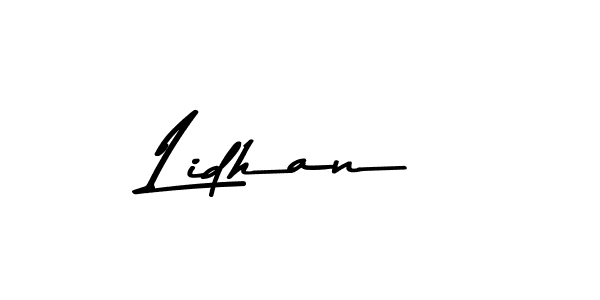 Asem Kandis PERSONAL USE is a professional signature style that is perfect for those who want to add a touch of class to their signature. It is also a great choice for those who want to make their signature more unique. Get Lidhan name to fancy signature for free. Lidhan signature style 9 images and pictures png