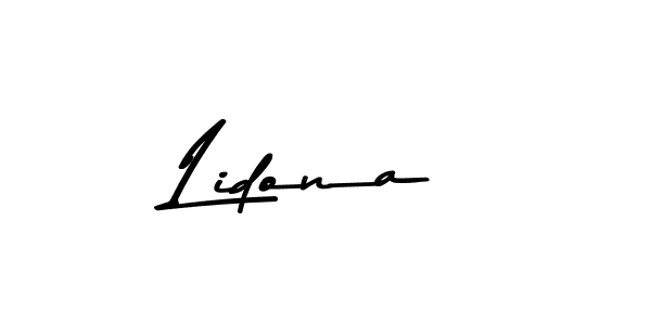 Lidona stylish signature style. Best Handwritten Sign (Asem Kandis PERSONAL USE) for my name. Handwritten Signature Collection Ideas for my name Lidona. Lidona signature style 9 images and pictures png