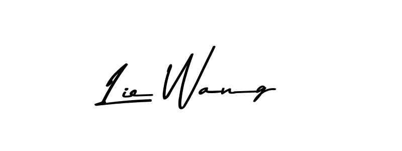 if you are searching for the best signature style for your name Lie Wang. so please give up your signature search. here we have designed multiple signature styles  using Asem Kandis PERSONAL USE. Lie Wang signature style 9 images and pictures png