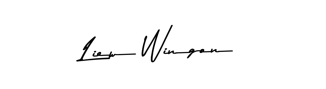 Here are the top 10 professional signature styles for the name Liew Wingon. These are the best autograph styles you can use for your name. Liew Wingon signature style 9 images and pictures png