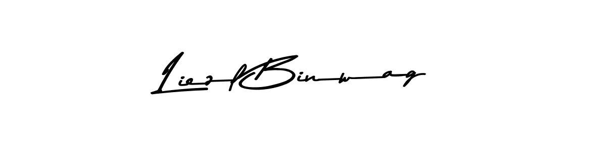 This is the best signature style for the Liezl Binwag name. Also you like these signature font (Asem Kandis PERSONAL USE). Mix name signature. Liezl Binwag signature style 9 images and pictures png