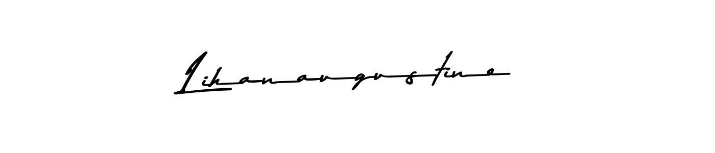 How to Draw Lihanaugustine signature style? Asem Kandis PERSONAL USE is a latest design signature styles for name Lihanaugustine. Lihanaugustine signature style 9 images and pictures png