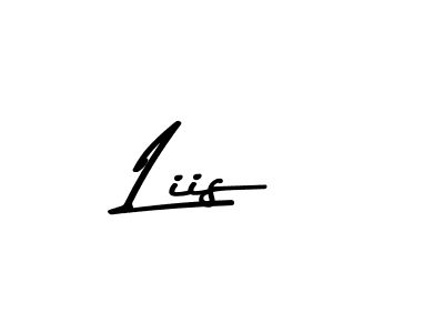 Make a beautiful signature design for name Liis. With this signature (Asem Kandis PERSONAL USE) style, you can create a handwritten signature for free. Liis signature style 9 images and pictures png