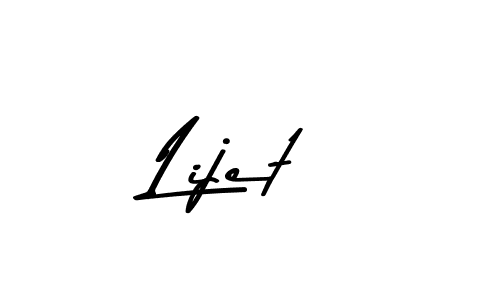 This is the best signature style for the Lijet name. Also you like these signature font (Asem Kandis PERSONAL USE). Mix name signature. Lijet signature style 9 images and pictures png