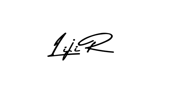 Make a beautiful signature design for name Liji R. Use this online signature maker to create a handwritten signature for free. Liji R signature style 9 images and pictures png
