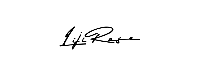 You should practise on your own different ways (Asem Kandis PERSONAL USE) to write your name (Liji Rose) in signature. don't let someone else do it for you. Liji Rose signature style 9 images and pictures png