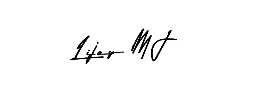 This is the best signature style for the Lijoy M J name. Also you like these signature font (Asem Kandis PERSONAL USE). Mix name signature. Lijoy M J signature style 9 images and pictures png