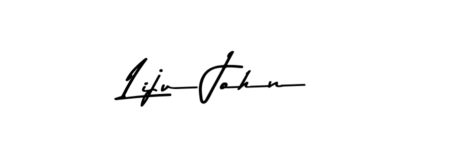 Also we have Liju John name is the best signature style. Create professional handwritten signature collection using Asem Kandis PERSONAL USE autograph style. Liju John signature style 9 images and pictures png